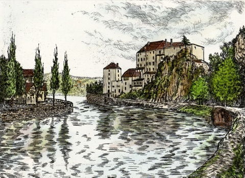 Passau, Ilzstadt mit Niederhaus