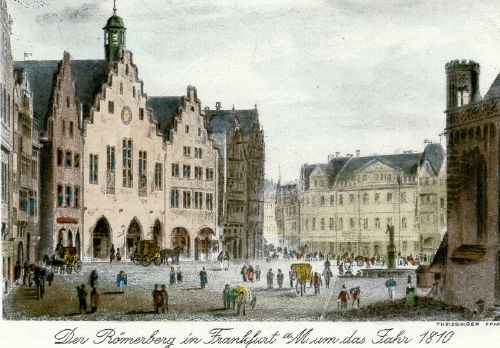 Frankfurt, Römerberg um 1810