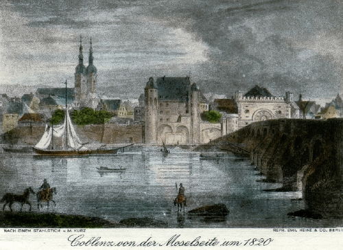 Koblenz, um 1820